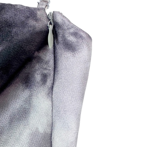 Revolve Superdown Krystal Slit Midi Dress in Grey Tie Dye Size S - Picture 6 of 12